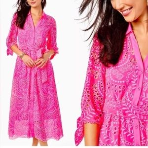 Lilly Pulitzer Amrita Midi Shirtdress NWT